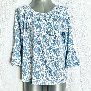 NWT, MICHAEL KORS  3/4 bell / flared sleeve blouse